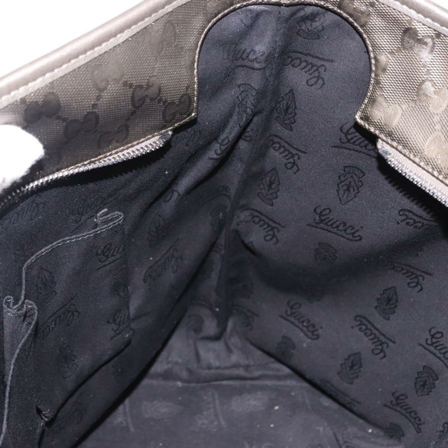 【日本直送】GUCCI GG 聯名手提袋 PVC 灰色 211120 Auth am12189V-20