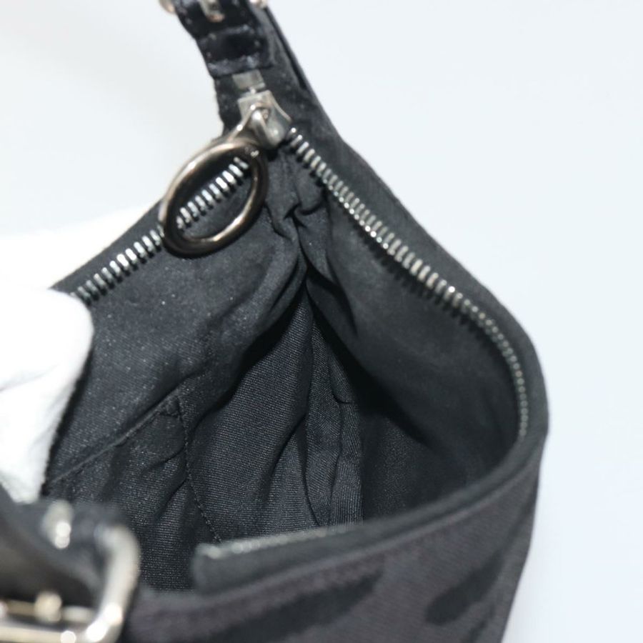 【日本直送】FENDI Zucchino帆布單肩包,深棕色/銀色,正品編號193139V-16