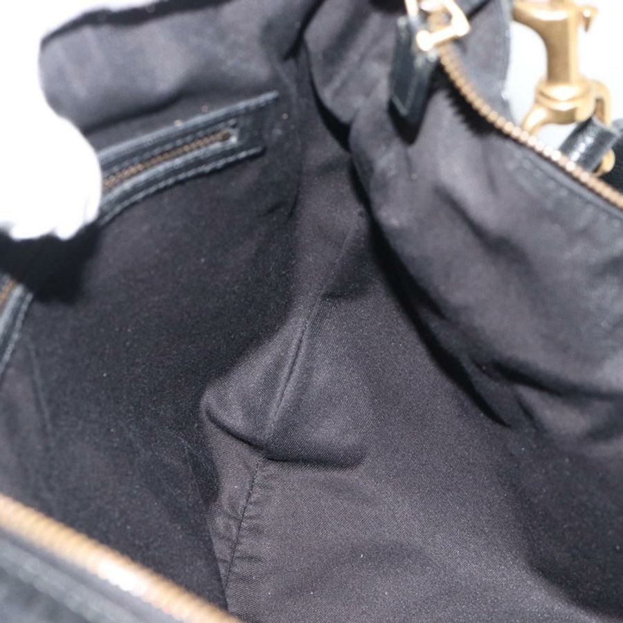 【日本直送】GUCCI 雙G互扣肩背包,黑色金色皮革,貨號121546,正品編號193135V-17