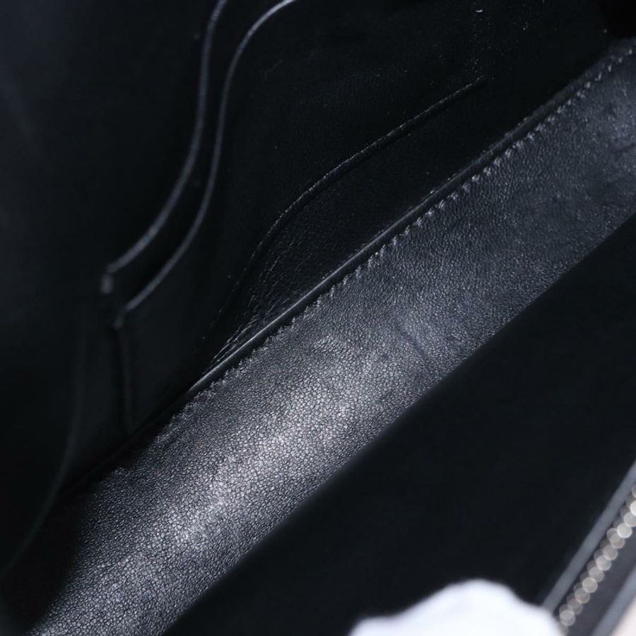 【日本直送】BALENCIAGA Downtown 單肩包,黑色/銀色皮革,貨號 736471,正品 ar14127M-17