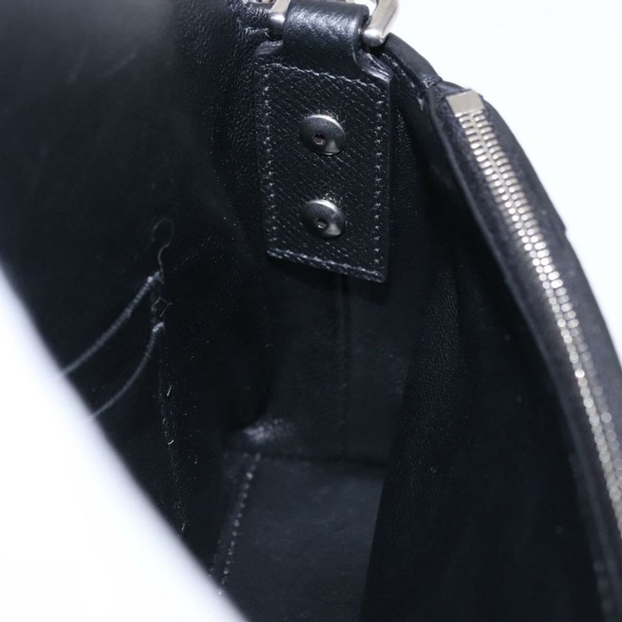 【日本直送】BALENCIAGA Downtown 單肩包,黑色/銀色皮革,貨號 736471,正品 ar14127M-18