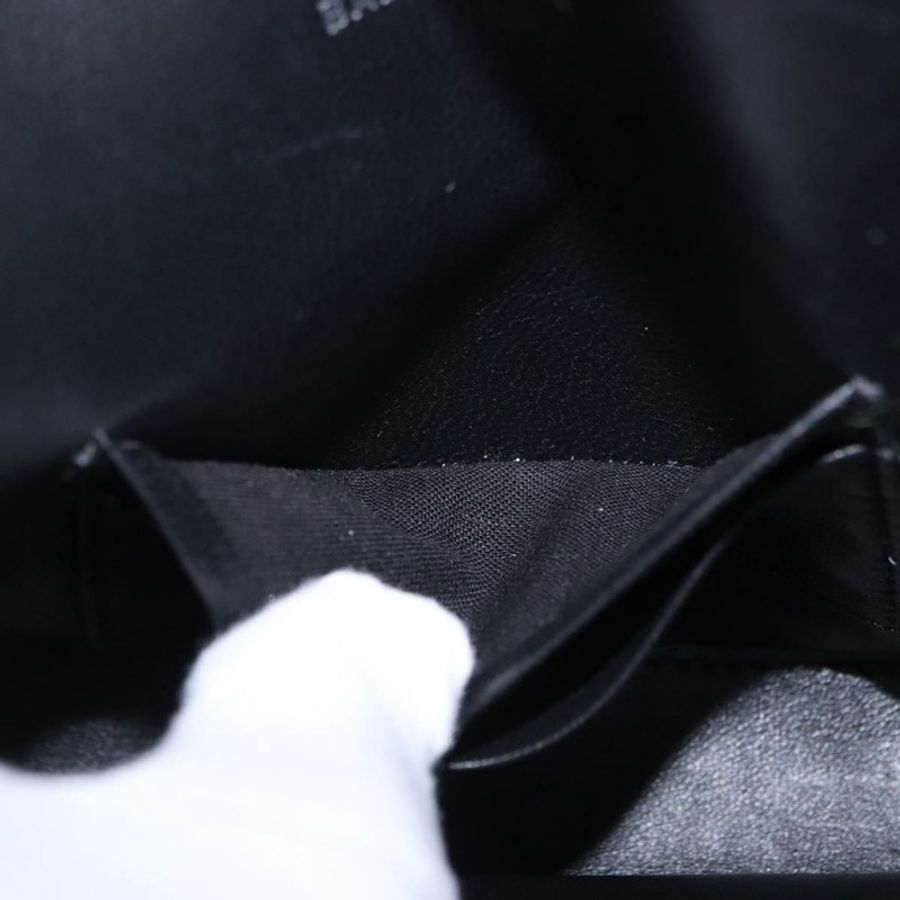 【日本直送】BALENCIAGA Downtown 單肩包,黑色/銀色皮革,貨號 736471,正品 ar14127M-20