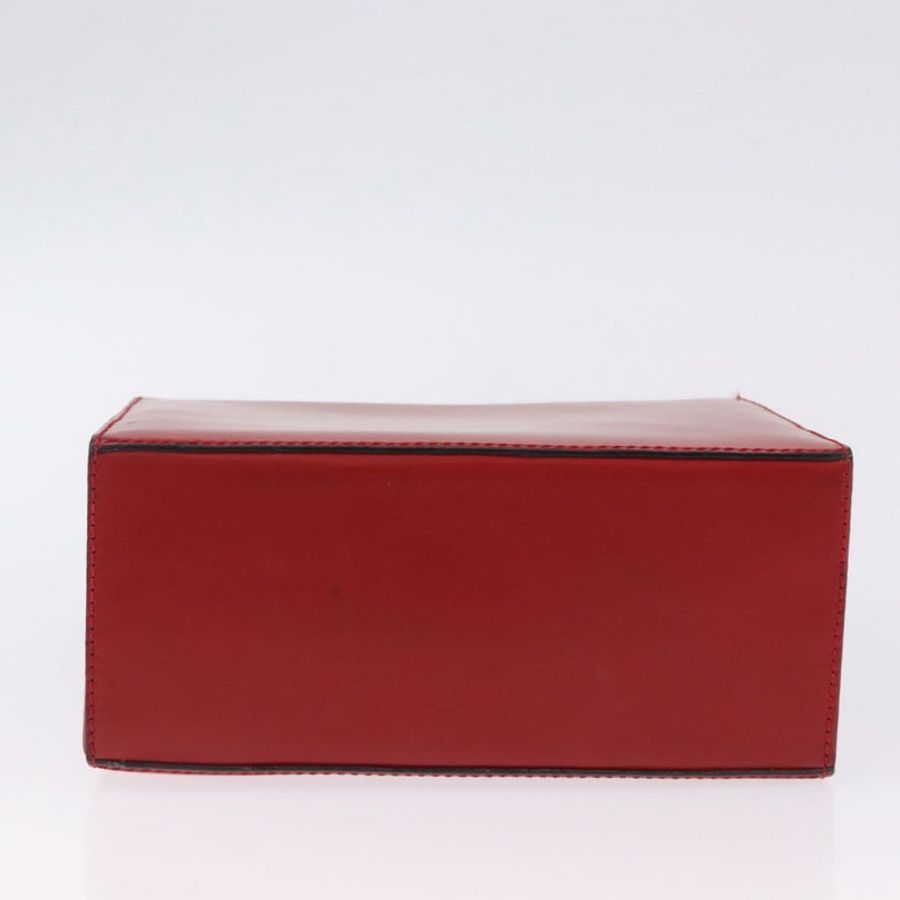 【日本直送】CELINE 手提包 皮革 紅色 金色 正品 193510A-8