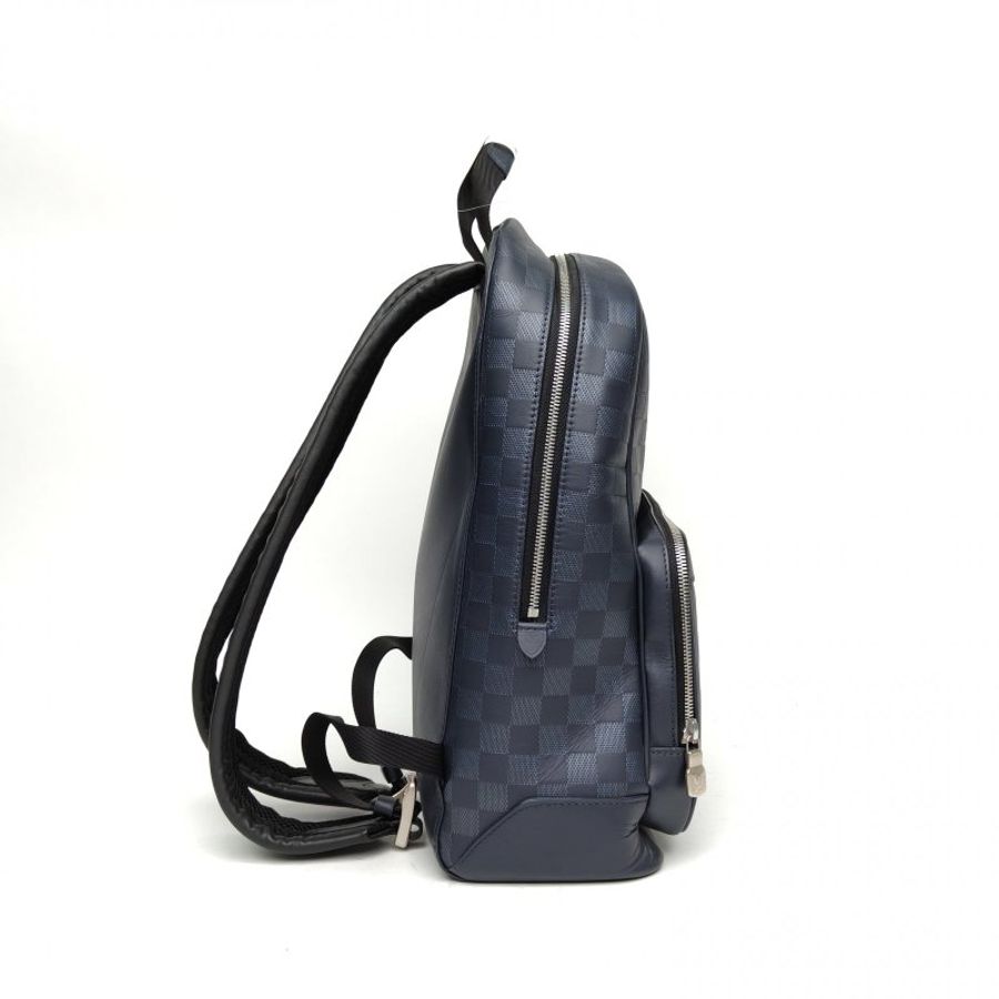 LOUIS VUITTON 黑棋格帆布2020Josh雙肩包肩背包-3