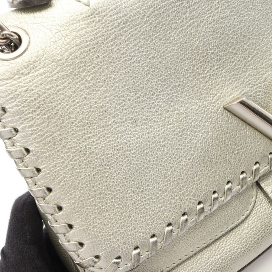 路易威登 Very Chain 單肩手提包 M43201 皮革 銀色 二手 女士 LV-12