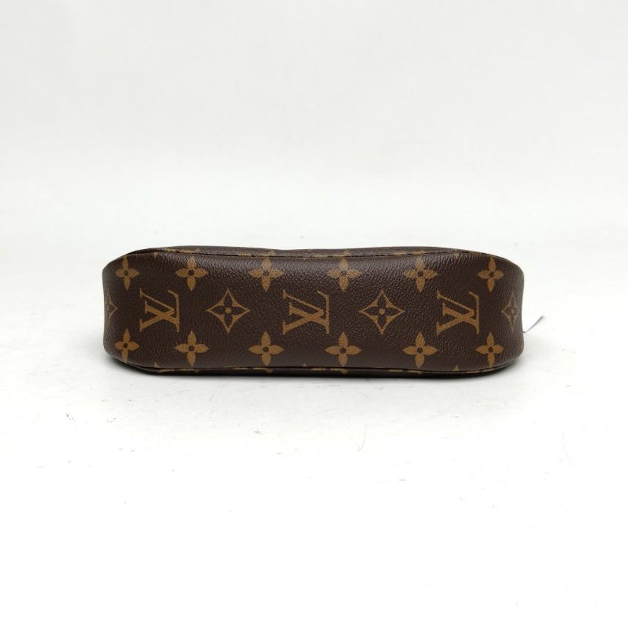 LOUIS VUITTON CATCHY小號老花PVC金扣晶片肩背包-4