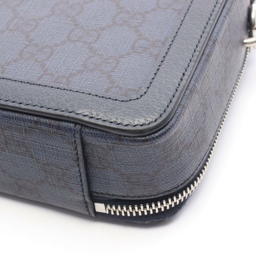 GUCCI Ophidia GG Supreme 單肩包 771174 帆布皮革海軍藍 二手 男士-4