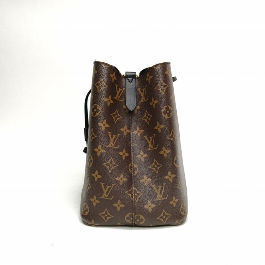 LOUIS VUITTON NÉONOÉ水桶包中號黑色內裏老花PVC金扣肩背包-1