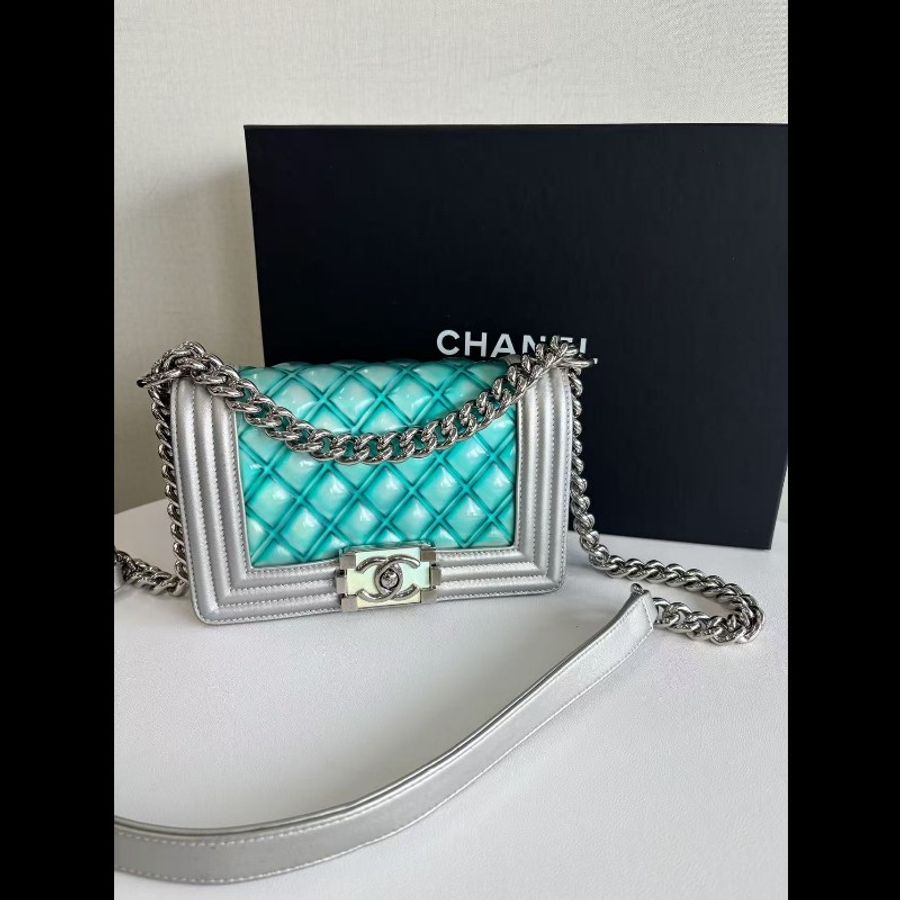 Chanel 香奈兒 幻彩人魚姬 leboy 清冷风通透質感 可單肩斜挎 單品 好價-0