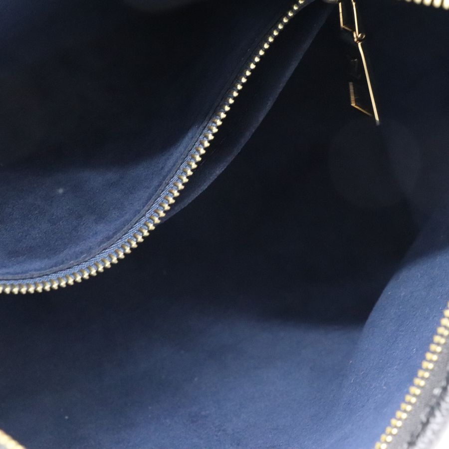 LV 經典 CarryAll PM 黑色 Empreinte 大壓花小牛皮 束口流浪包 兩用肩背斜背包-19