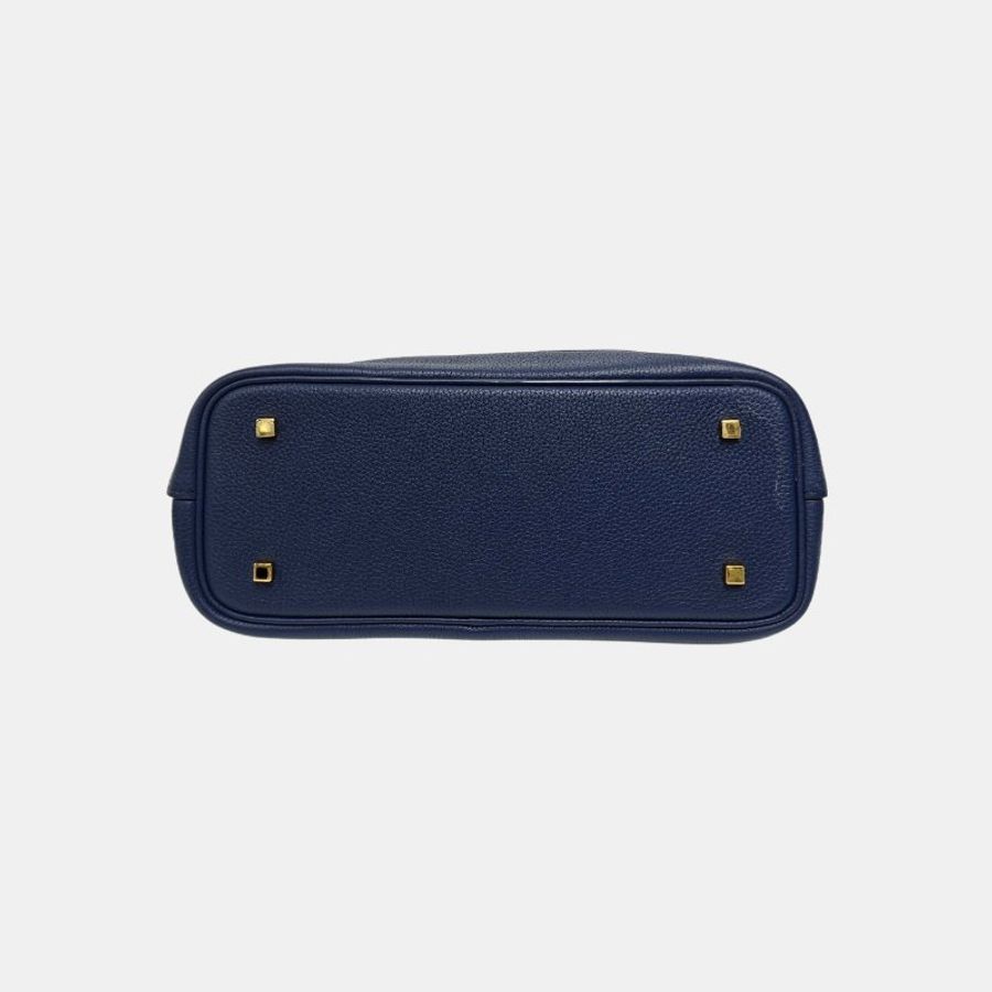 MOYNAT Gabrielle藍色牛皮肩背包-5