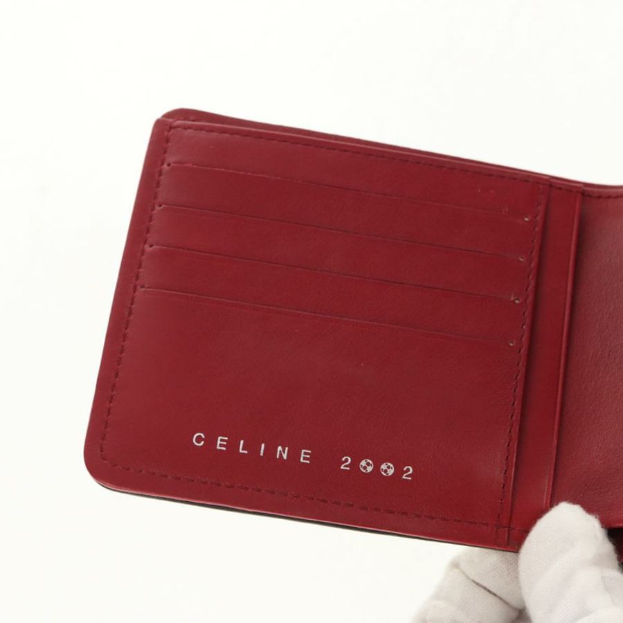 【日本直送】CELINE 白色真皮雙折皮夾 正品 SW1804AV-17