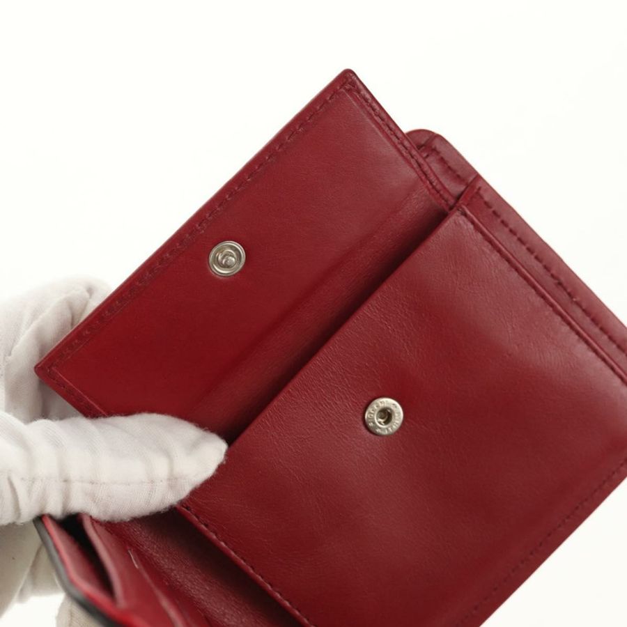 【日本直送】CELINE 白色真皮雙折皮夾 正品 SW1804AV-20