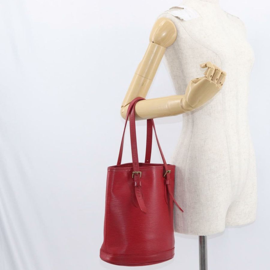 【日本直送】路易威登 Epi 水桶 PM 單肩包 紅色 M5899E LV Auth bs31103-21