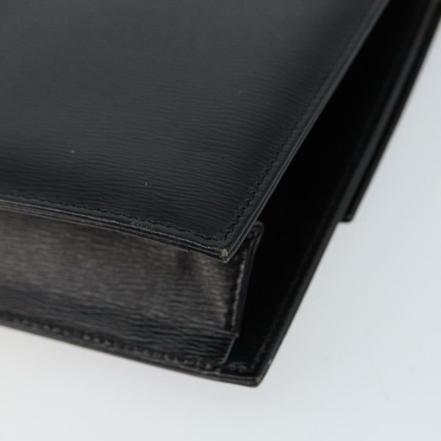 【日本直送】Christian Dior 鏈條肩背包 皮革 黑色 金色 正品 BA8202-14