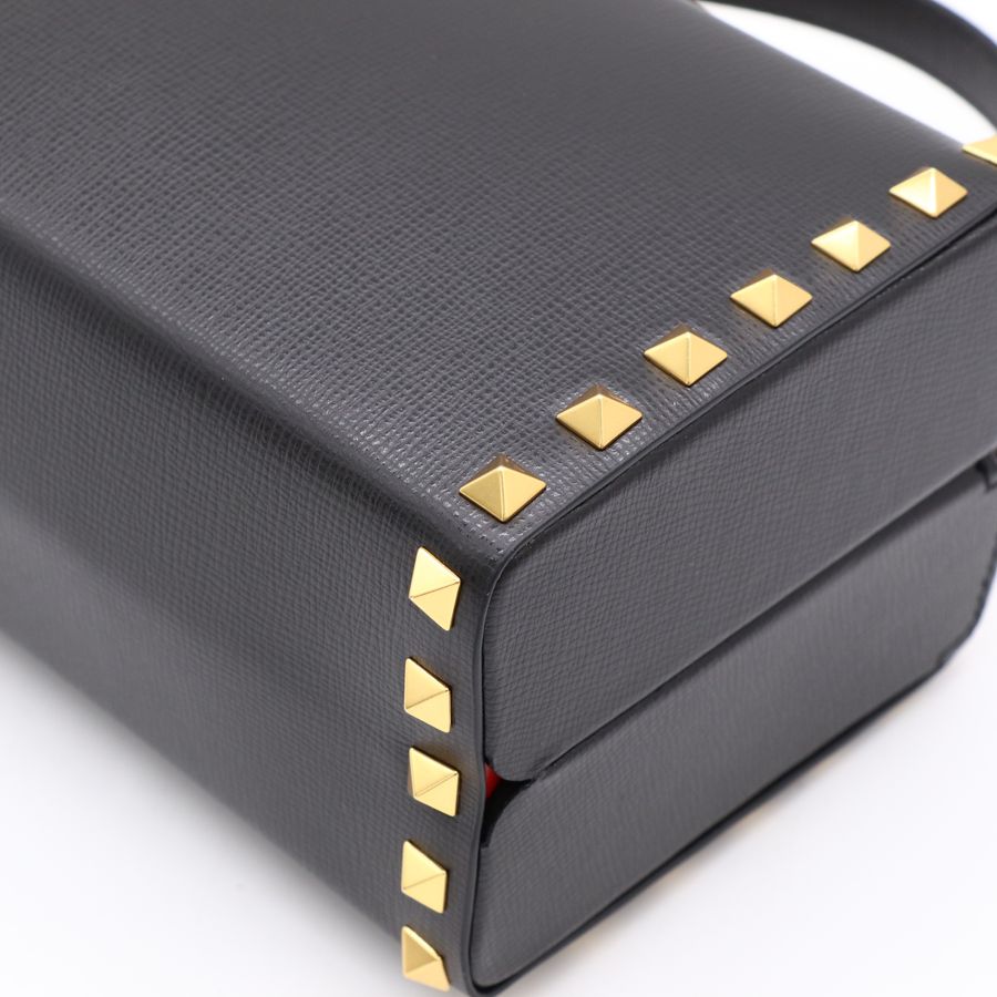 Valentino Garavani Rockstud Alcove 黑色 手提包 斜背包-9