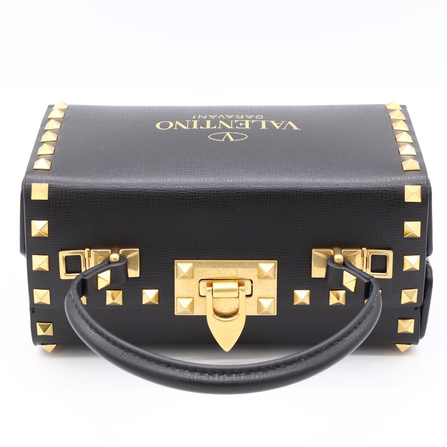 Valentino Garavani Rockstud Alcove 黑色 手提包 斜背包-10