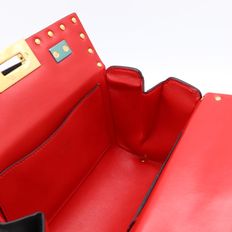 Valentino Garavani Rockstud Alcove 黑色 手提包 斜背包-14