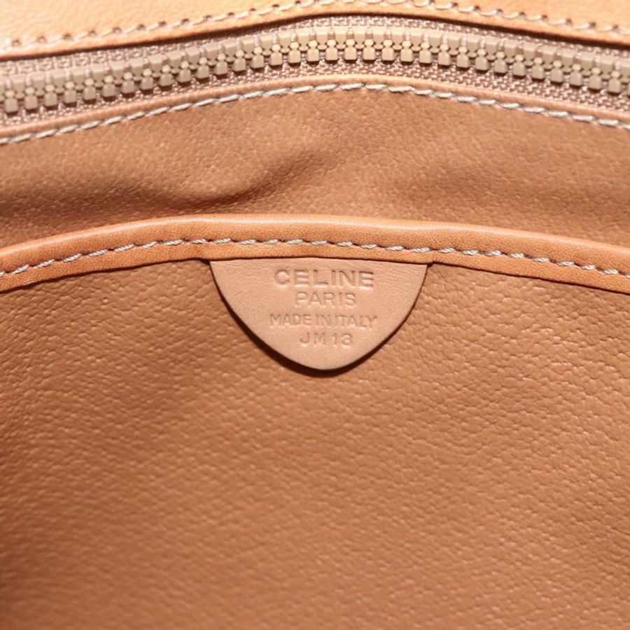 【日本直送】CELINE Macadam帆布手提包 PVC皮革 棕色 金色 正品 ka556-11