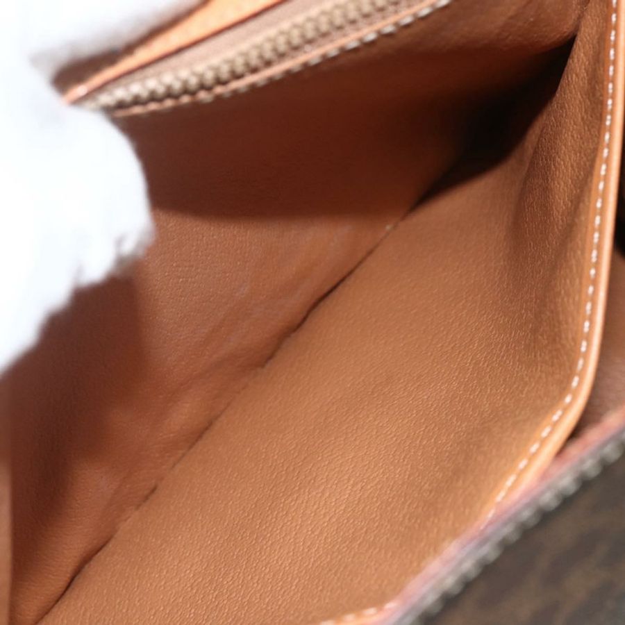 【日本直送】CELINE Macadam帆布手提包 PVC皮革 棕色 金色 正品 ka556-20