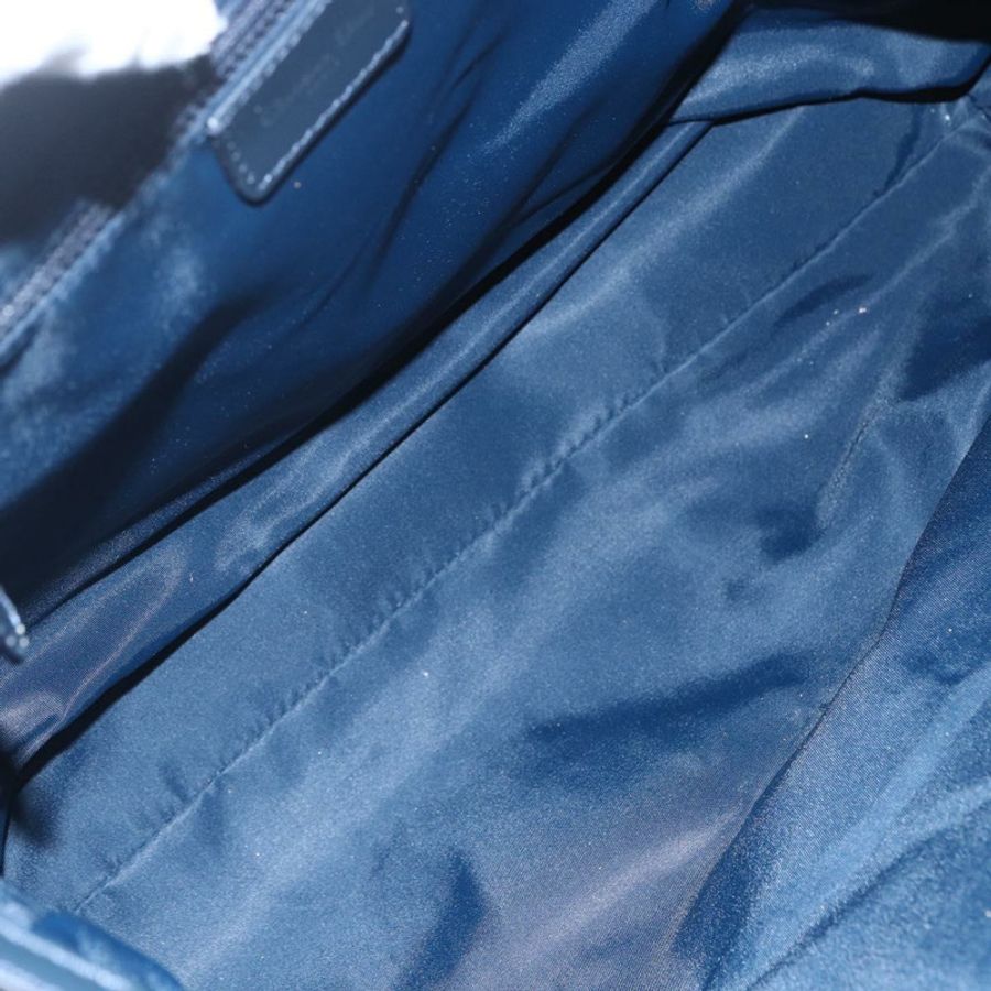 【日本直送】Christian Dior Trotter帆布肩背包 海軍藍 銀色 正品 ka480-10