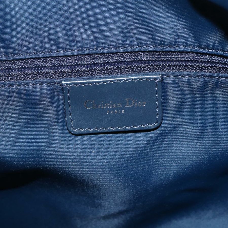 【日本直送】Christian Dior Trotter帆布肩背包 海軍藍 銀色 正品 ka480-17