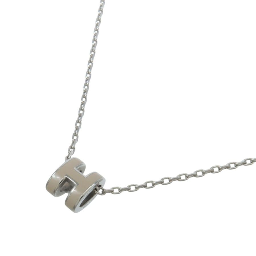 HERMES 金屬/琺瑯Mini Pop H Necklace項鍊-2