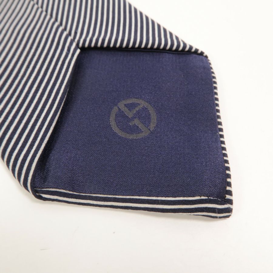 ARMANI 絲質Pure Silk Tie With Jacquard Stripes領帶-3