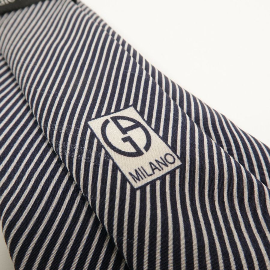 ARMANI 絲質Pure Silk Tie With Jacquard Stripes領帶-4