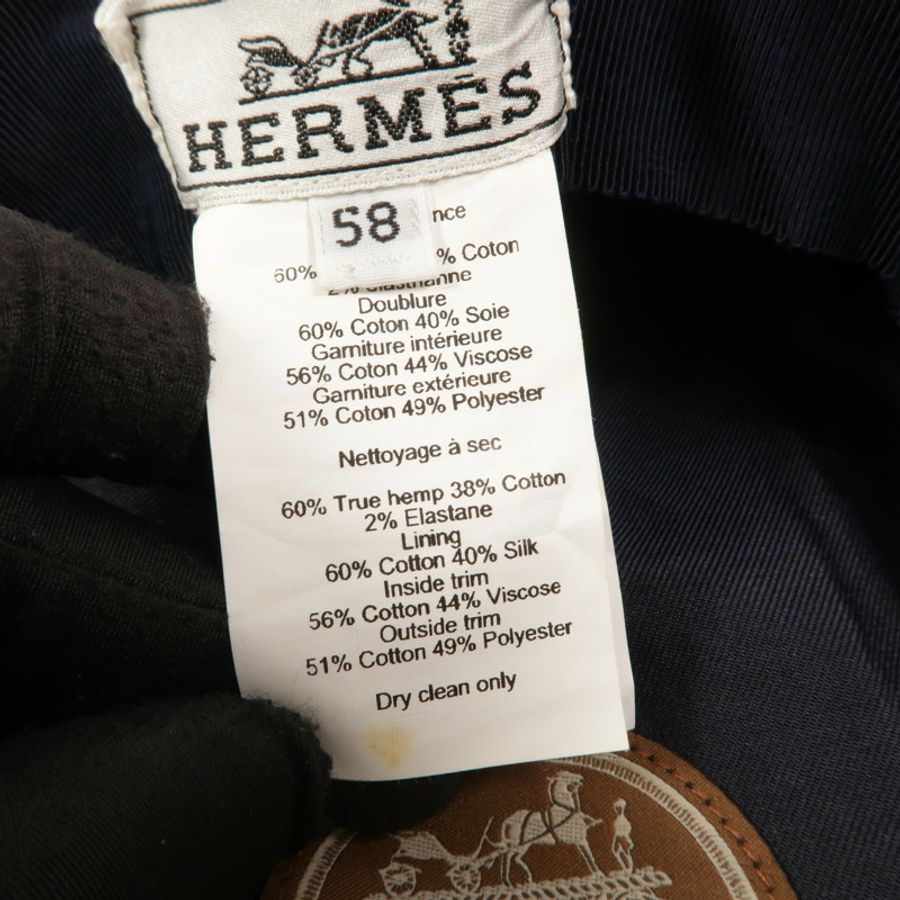 HERMES 帆布Hat帽子-7