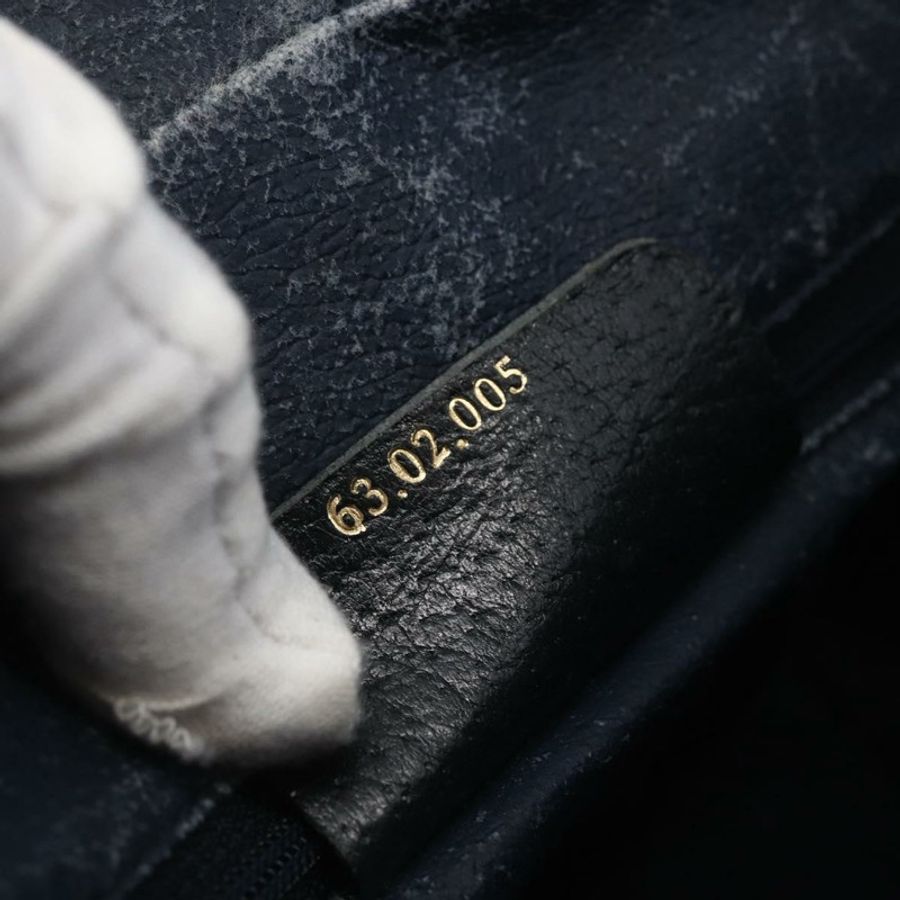 【日本直送】GUCCI GG Supreme Sherry Line 單肩包 PVC 海軍藍 金色 正品 ka697-11