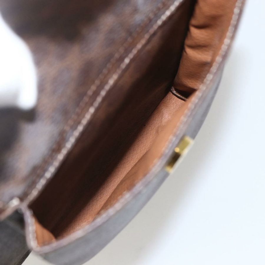 【日本直送】CELINE Macadam帆布托特包 PVC皮革 棕色 金色 正品 ka860-21