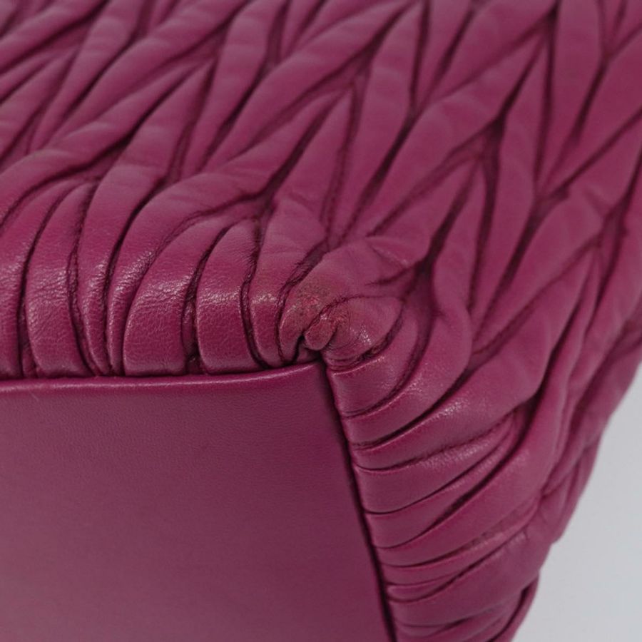 【日本直送】Miu Miu 手提包 皮革 2way 粉金配色 正品 ka823-14