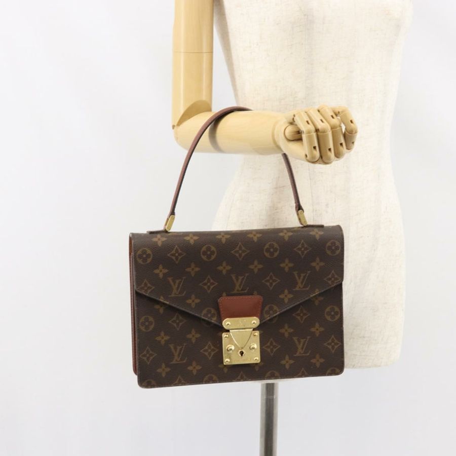 【日本直送】路易威登 Monogram Concorde 手提包 M51190 LV Auth bs31905-25