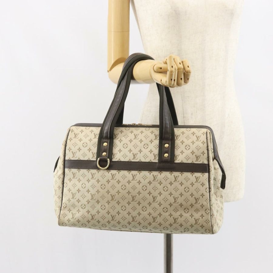 【日本直送】路易威登 Monogram Mini Josephine GM 手提包 卡其色 M92310 LV Auth ep12664-22