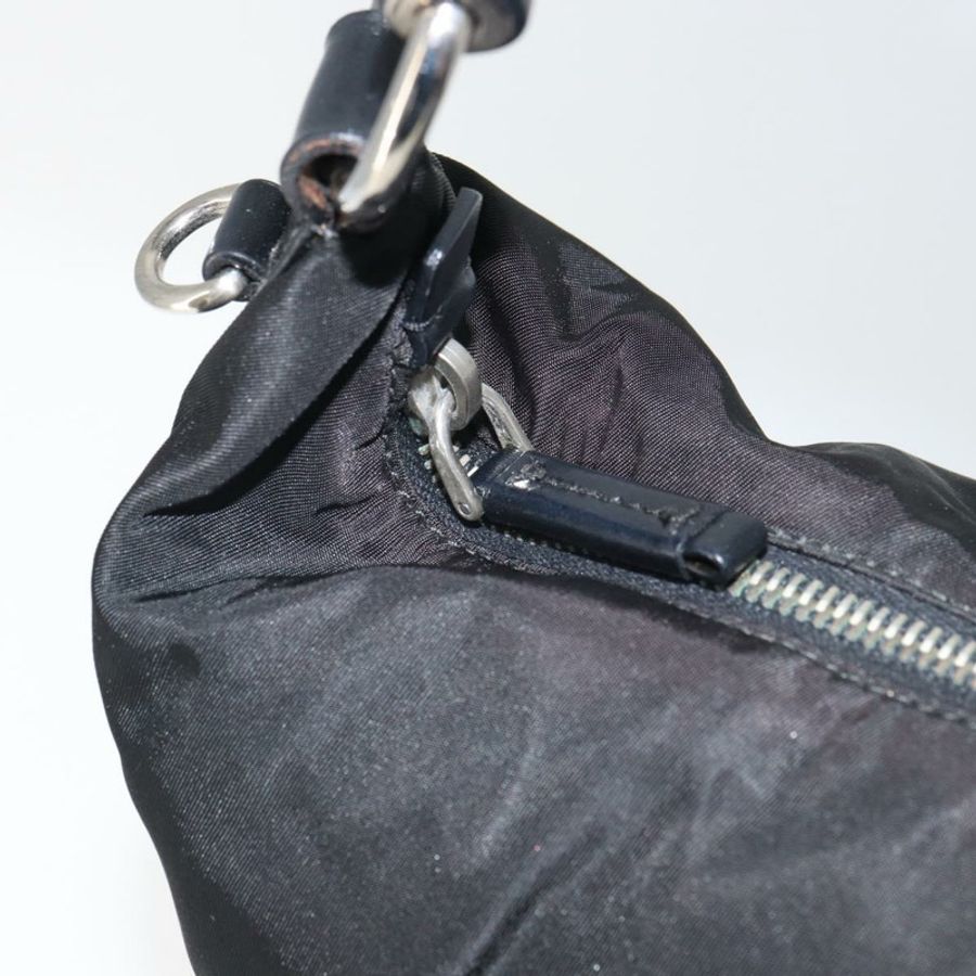 【日本直送】PRADA 單肩包 尼龍 黑色 銀色 正品 yk19971-9