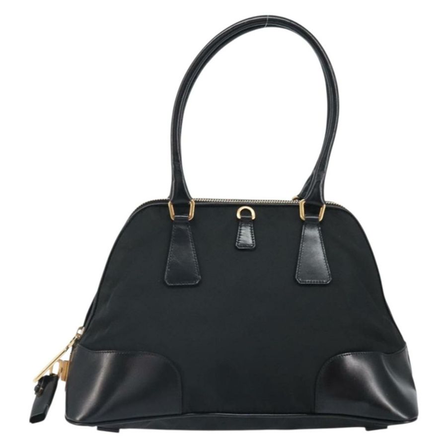 【日本直送】PRADA 尼龍黑色金色手提包 正品 yk20166-12