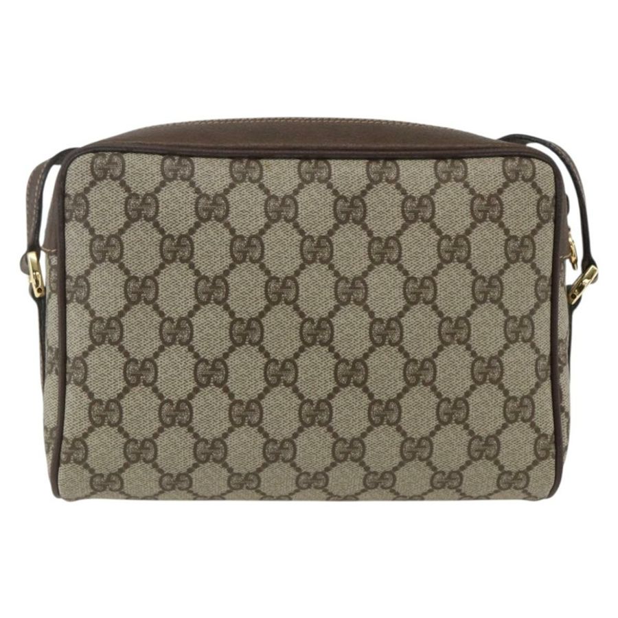 【日本直送】GUCCI GG Supreme Web Sherry Line 手提包 PVC 米色 金色 001 56 6655 正品 SW1871-1