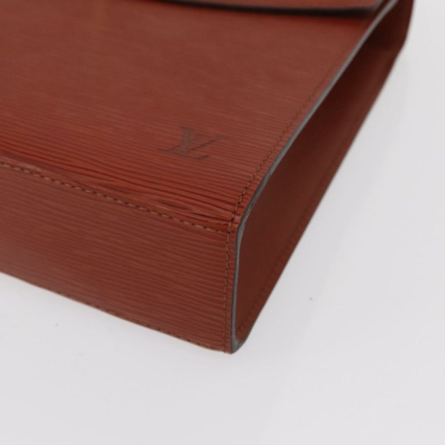 【日本直送】路易威登 Epi Malesherbes 手提包 棕色 M52373 LV 正品 ep12791-13