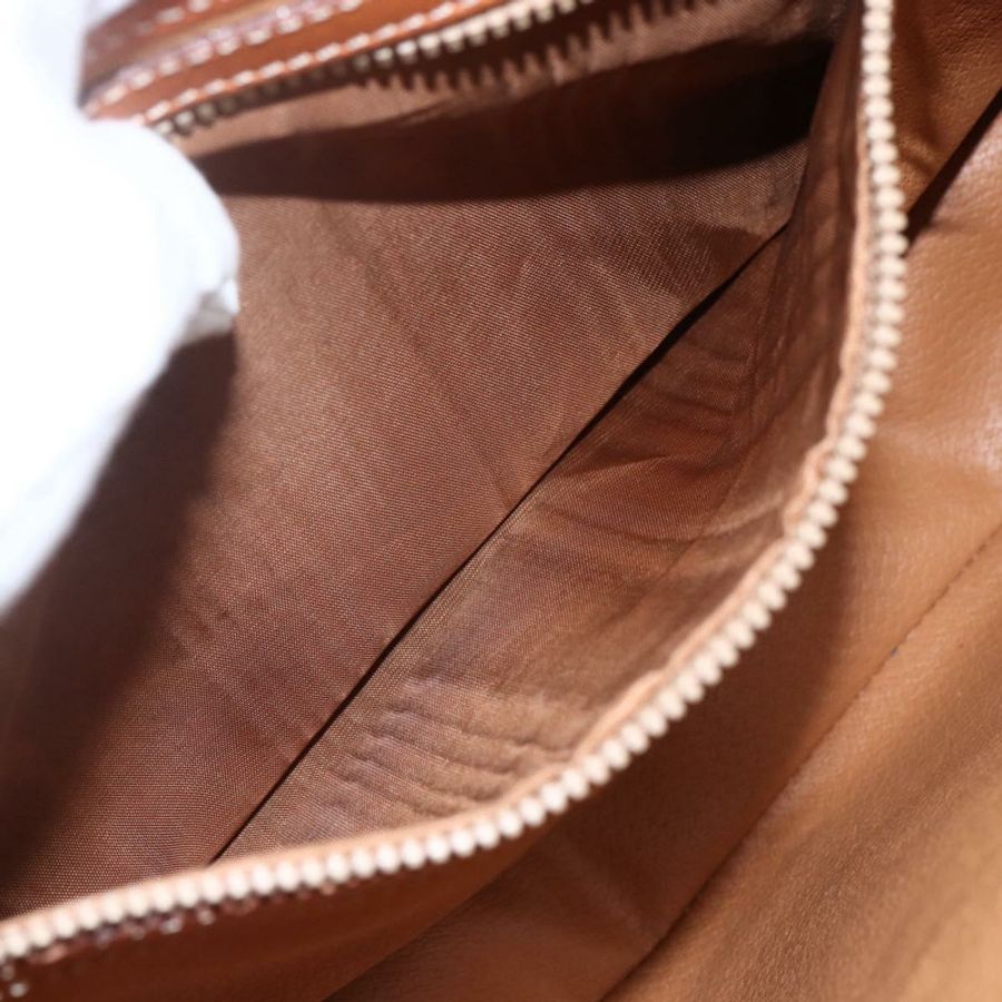 【日本直送】CELINE Macadam帆布手提包 PVC皮革 2way Brown Gold Auth ep12949V-24