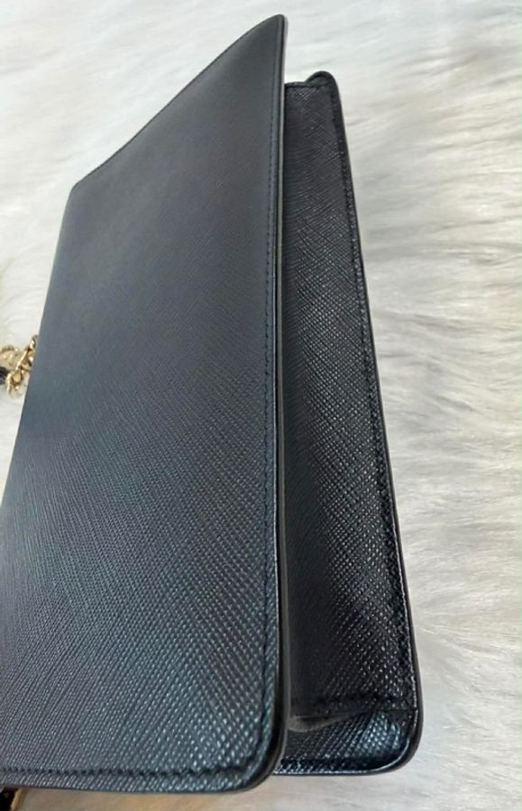 PRADA 1MF034 十字紋鏈帶皮夾 WOC 晚宴包 信封包-9