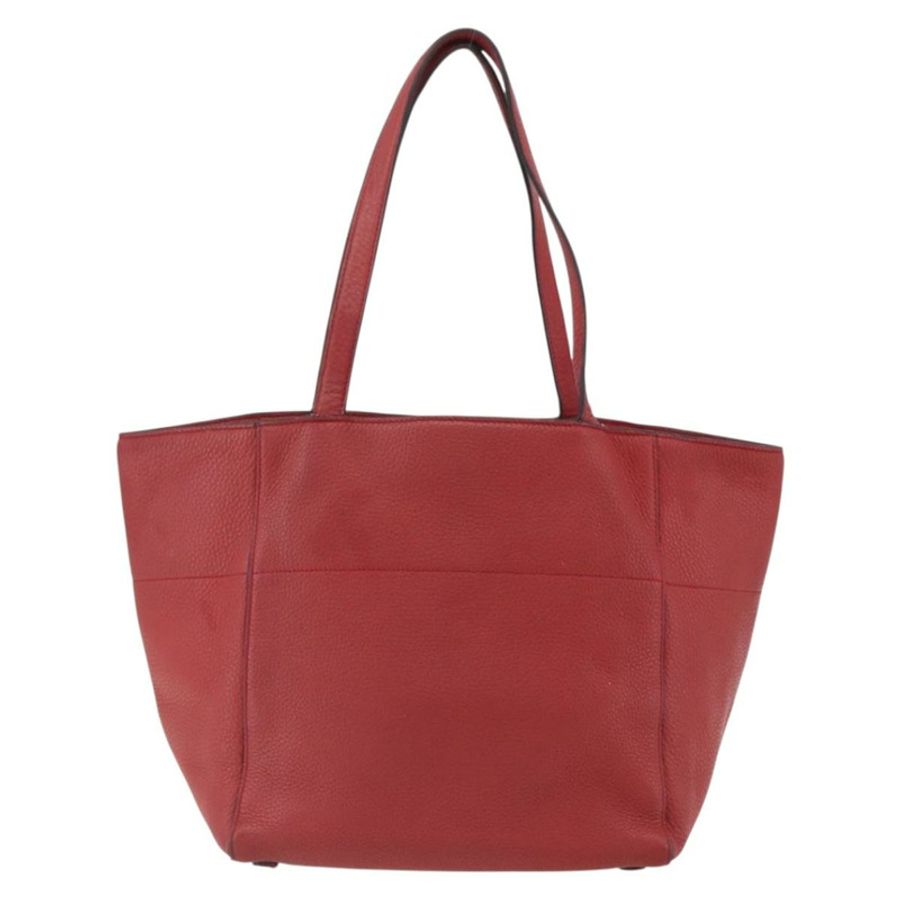 【日本直送】PRADA 手提包 皮革 紅色 金色 Auth mr2039-1