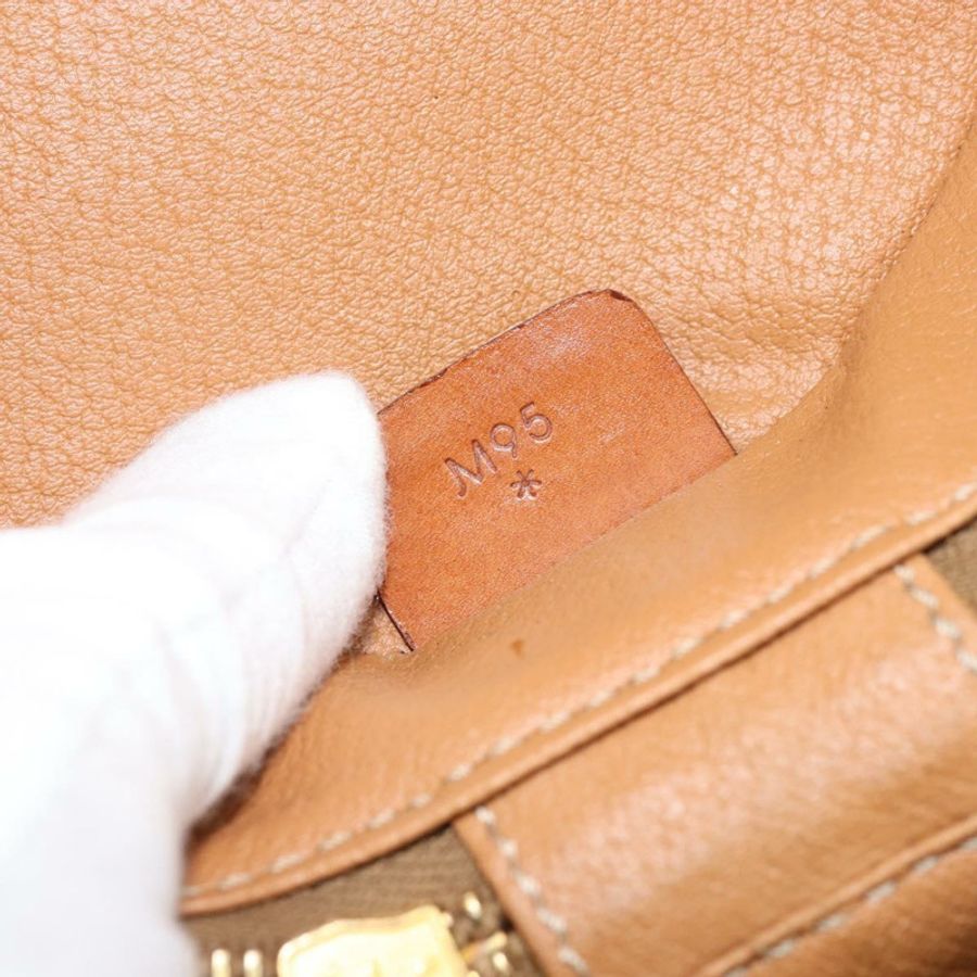 【日本直送】CELINE Macadam帆布肩背包 PVC皮革 棕色 金色 正品 LNZ142A-11