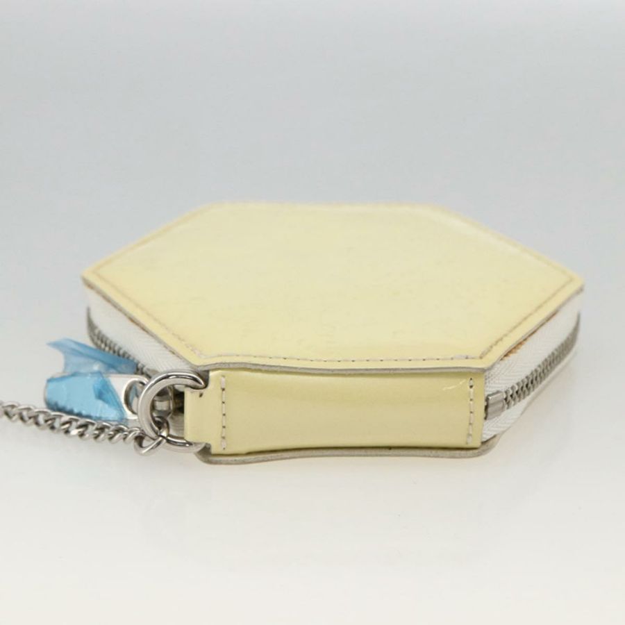 【日本直送】路易威登 Vernis Porte Monnaie Flocon 零錢包 Perle M58216 正品 LNZ408V-4