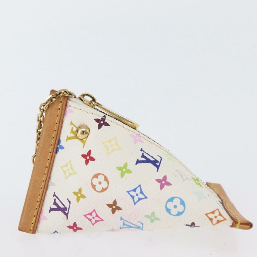 【日本直送】路易威登 Monogram Multicolor Berlango 白色零錢包 M58028 正品 BSZ417V-3