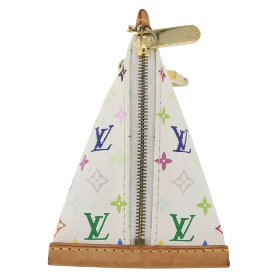 【日本直送】路易威登 Monogram Multicolor Berlango 白色零錢包 M58028 正品 BSZ417V-12