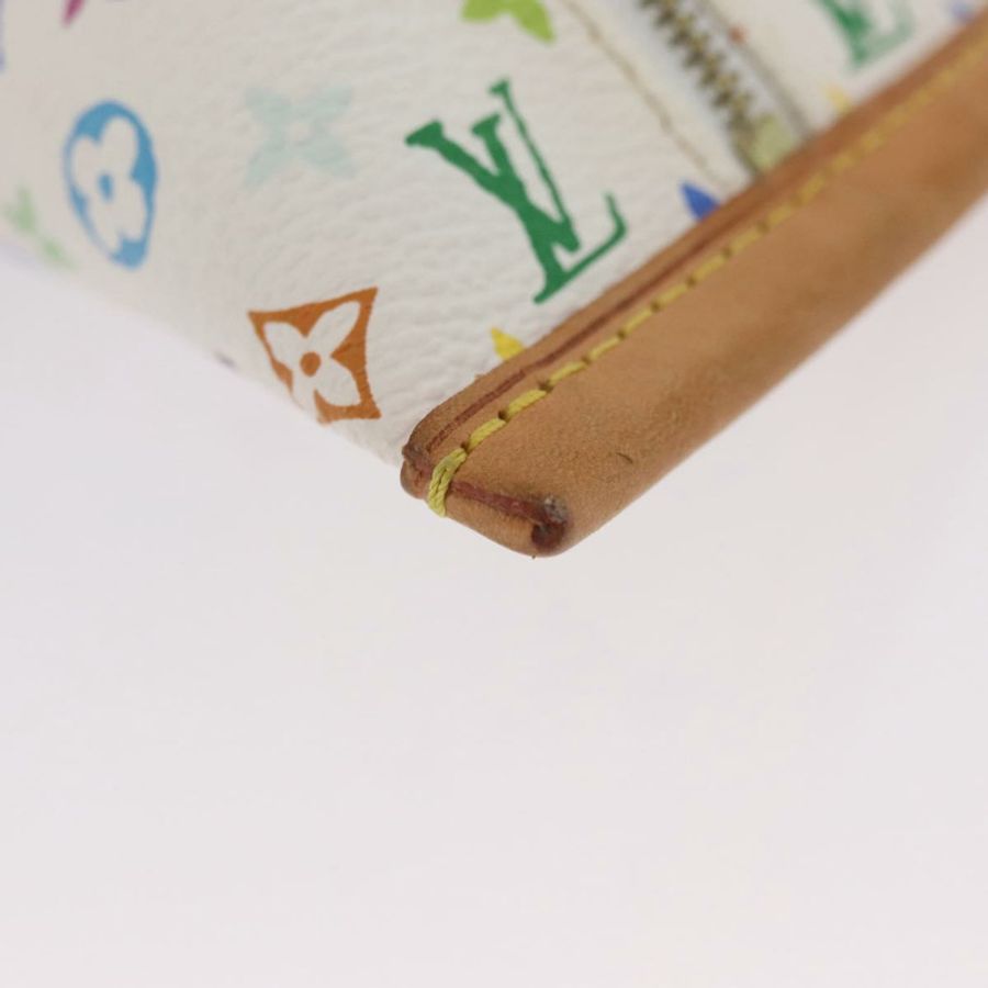 【日本直送】路易威登 Monogram Multicolor Berlango 白色零錢包 M58028 正品 BSZ417V-13
