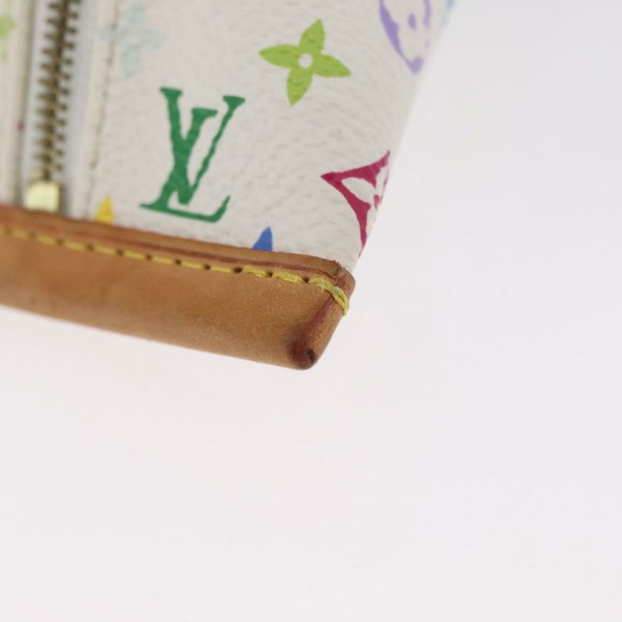 【日本直送】路易威登 Monogram Multicolor Berlango 白色零錢包 M58028 正品 BSZ417V-14
