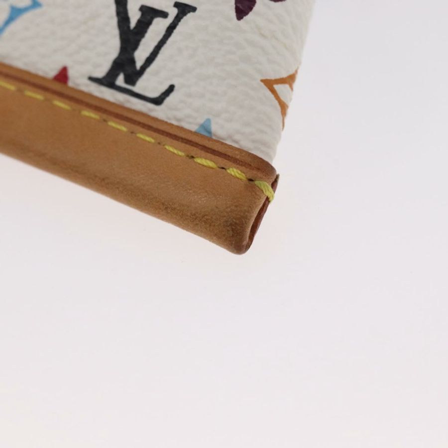 【日本直送】路易威登 Monogram Multicolor Berlango 白色零錢包 M58028 正品 BSZ417V-16