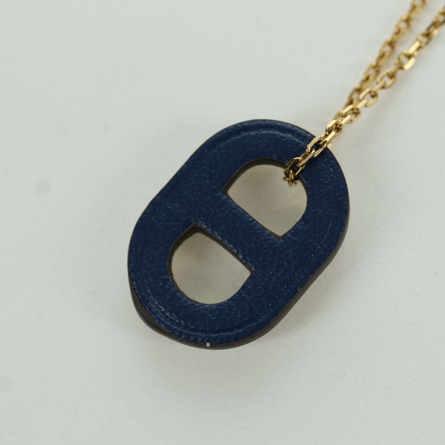 【日本直送】HERMES Au Maiyon Chaine d'Ancre 項鍊金屬金色正品 LNZ841M-6